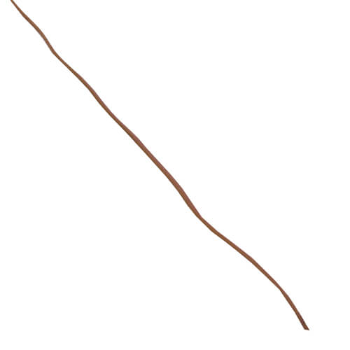 Renskinn rem 3mm