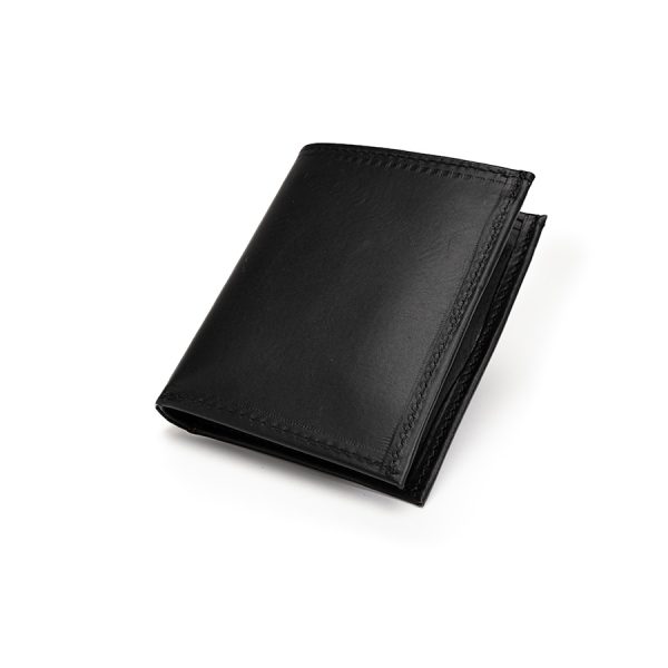 Plånbok Klassisk i färgen svart som visar framsidan
