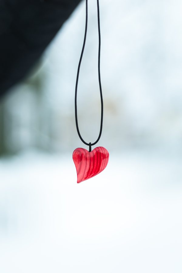 Birch necklace heart