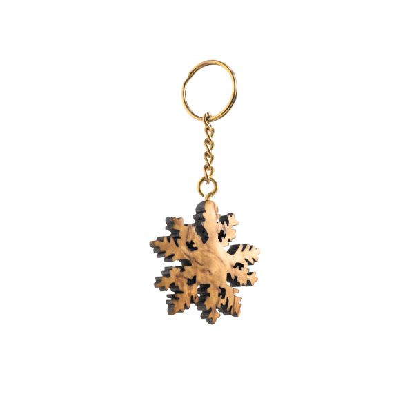 Snowflake key ring